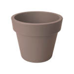 green basics top planter 30cm taupe